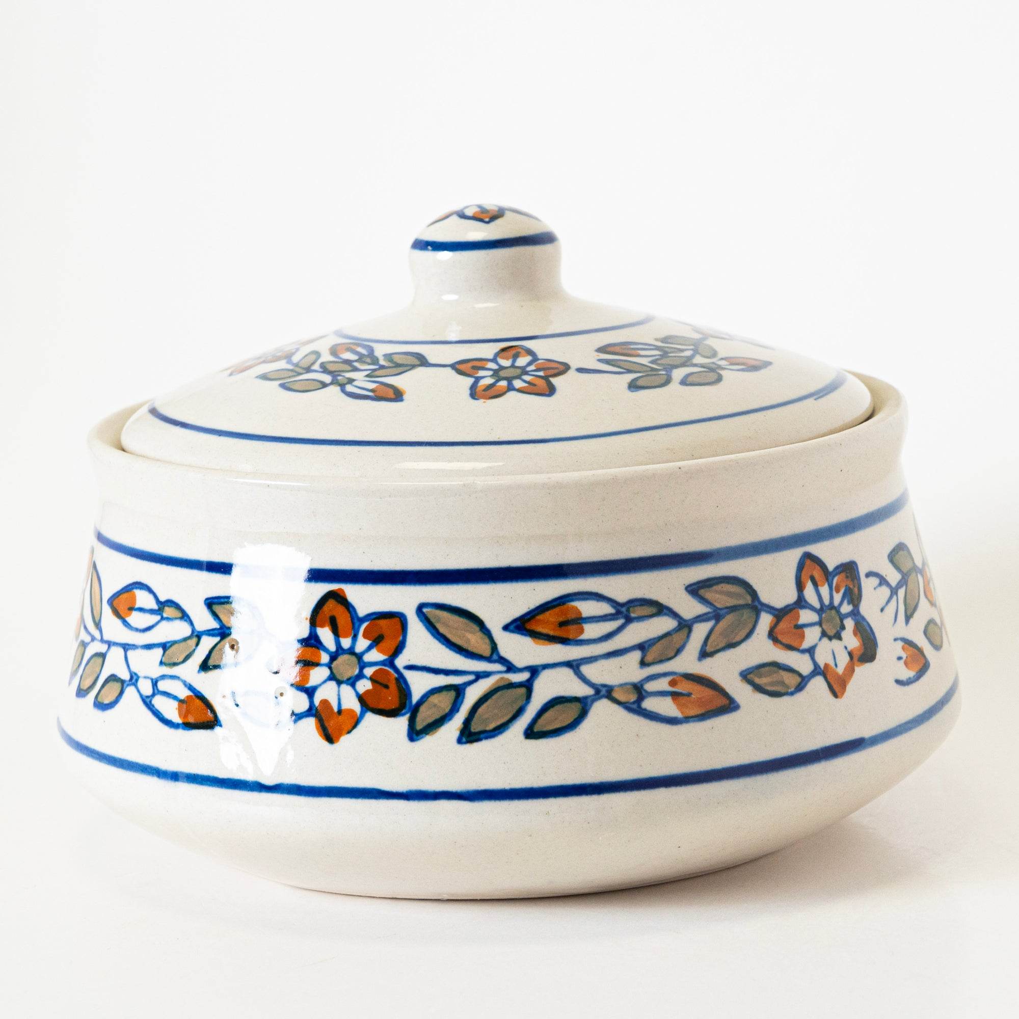 Royal Bloom Ceramic Donga