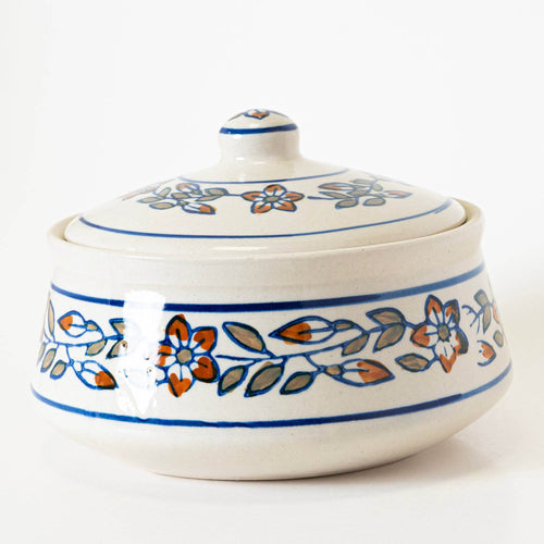 Royal Bloom Ceramic Donga