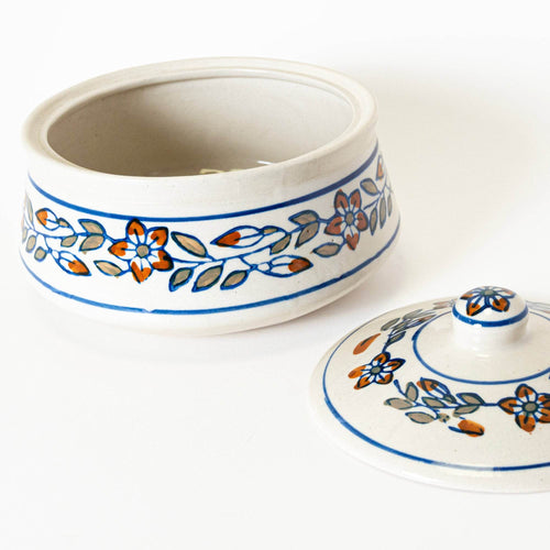 Royal Bloom Ceramic Donga