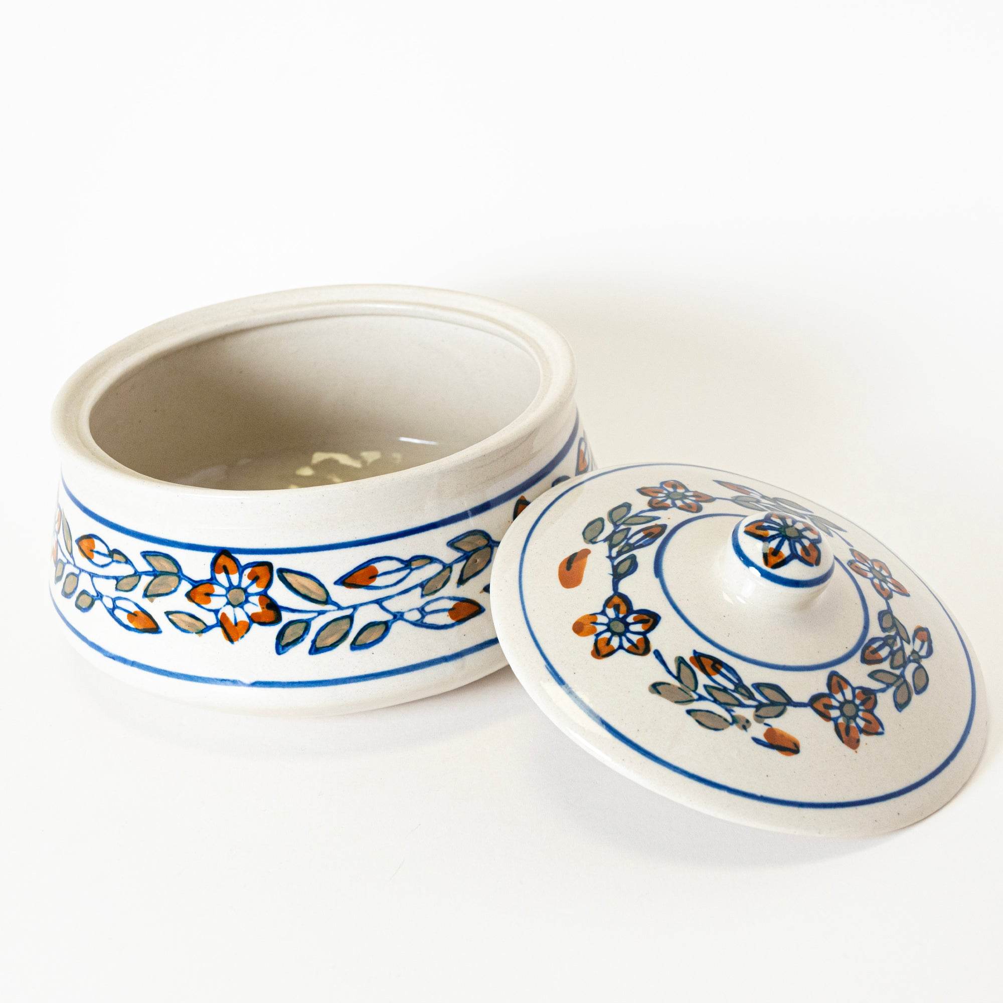 Royal Bloom Ceramic Donga
