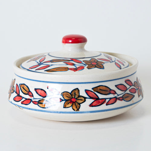 CRIMSON PETAL DONGA - Kalakriti