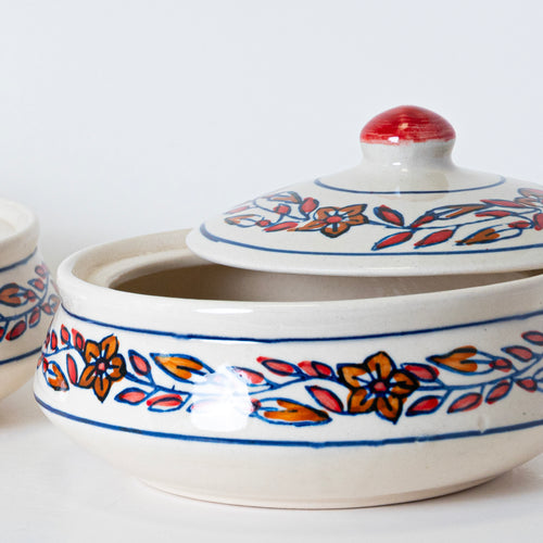 CRIMSON PETAL DONGA - Kalakriti