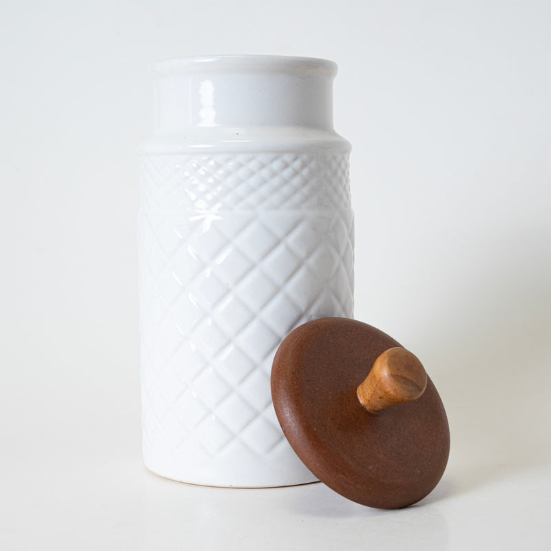 SNOWY TIMBER JAR - Kalakriti