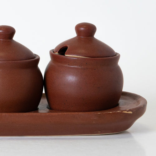 RUSTIC LID JAR TRAY - Kalakriti