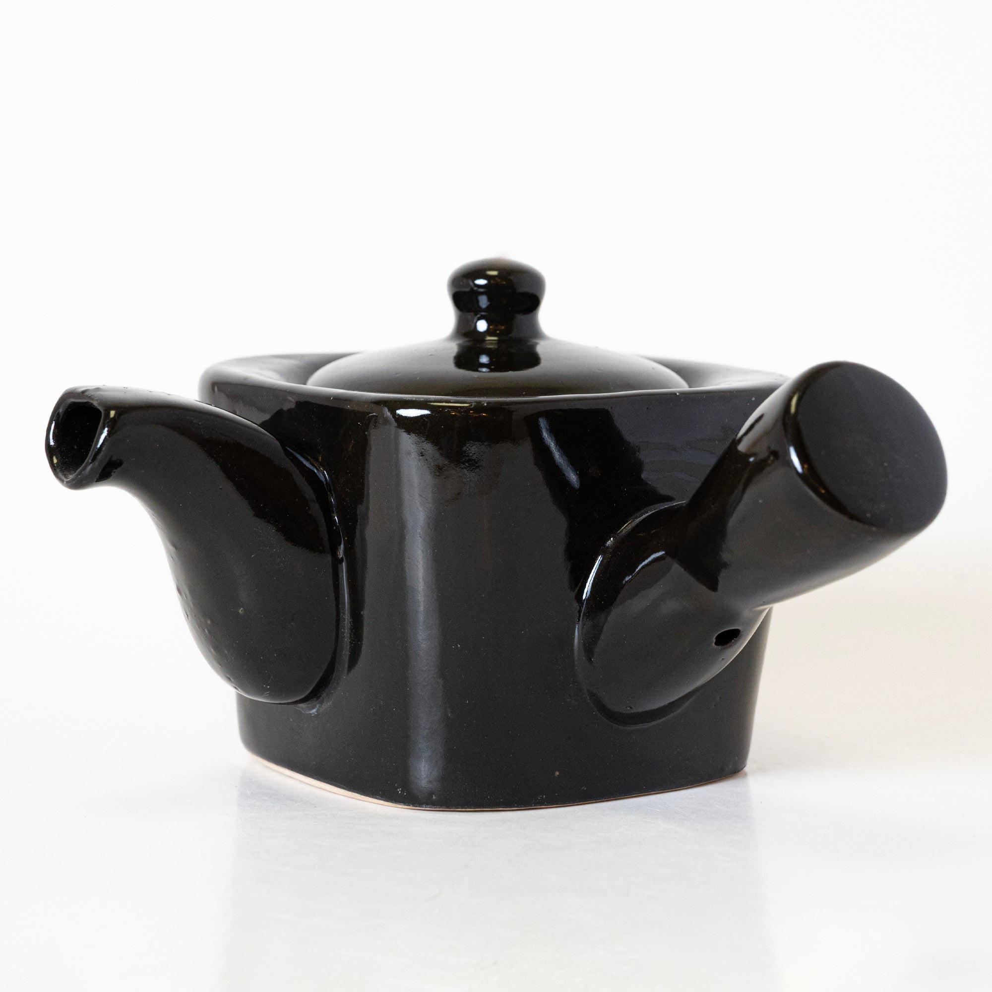 Ebony Elegance Ceramic Kettle
