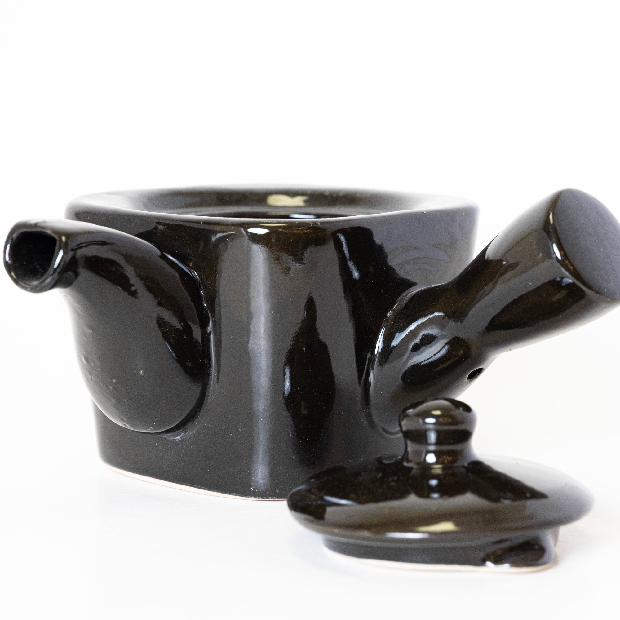 Ebony Elegance Ceramic Kettle