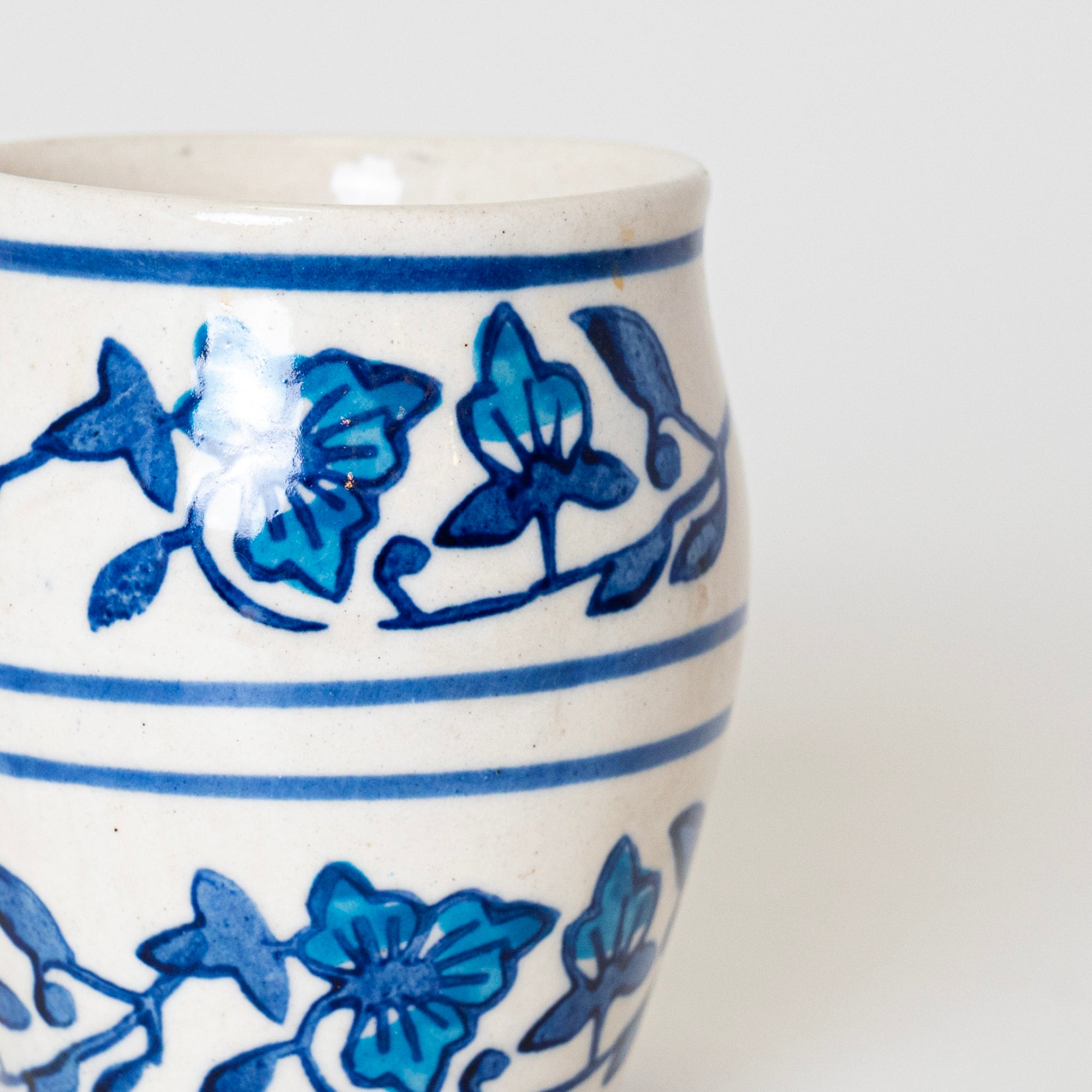 Beige Blossom Kulhad